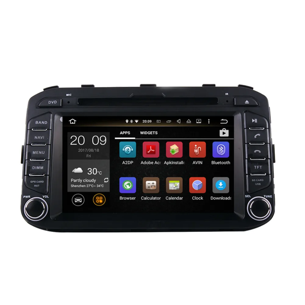 Автомагнитола 2 Din Android 8 0 Восьмиядерный DVD-плеер для Kia Picanto Morning 2011 радио стерео