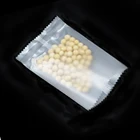 200 шт. Матовые прозрачные пластиковые пакеты для хранения печенья, выпечки, пищевых продуктов, пакеты с вырезом для резки пилы, пакеты с открытым верхом для конфет и печенья
