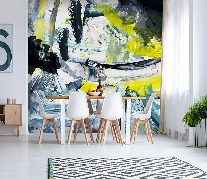 

[Self-Adhesive] 3D Graffiti Abstract Painting 7 Wall Paper mural Wall Print Decal Wall Murals