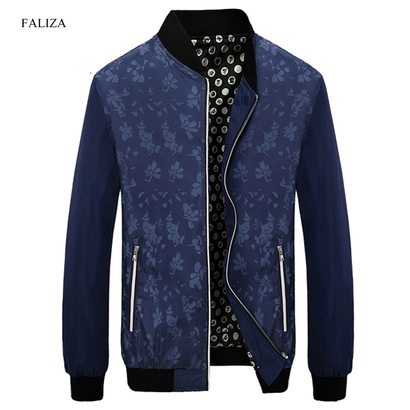 FALIZA 2018 хлопковая повседневная мужская куртка пальто 5XL весна осень Мужская