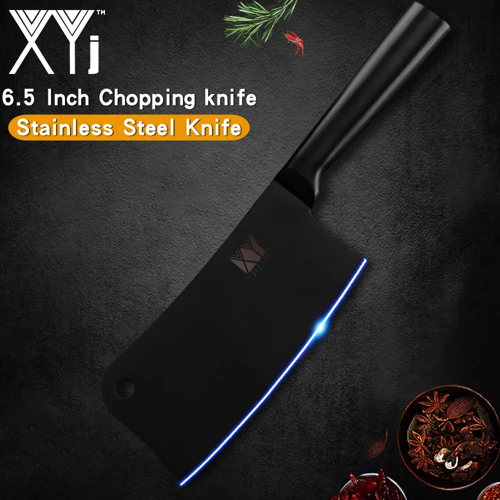 XYj 6.5-дюймовый нож из нержавеющей стали бесшовная ручка для сварки резки мяса