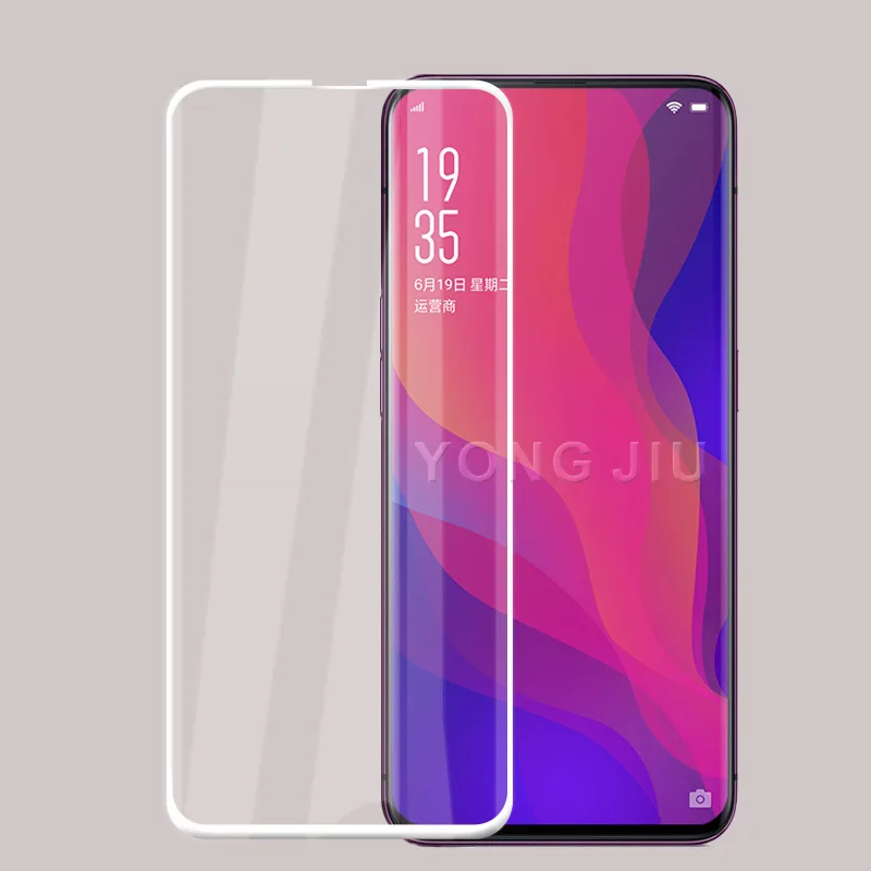 3D изогнутое закаленное стекло для OPPO Find X Защитное экрана FindX PAFM00 PAFT00 защитная