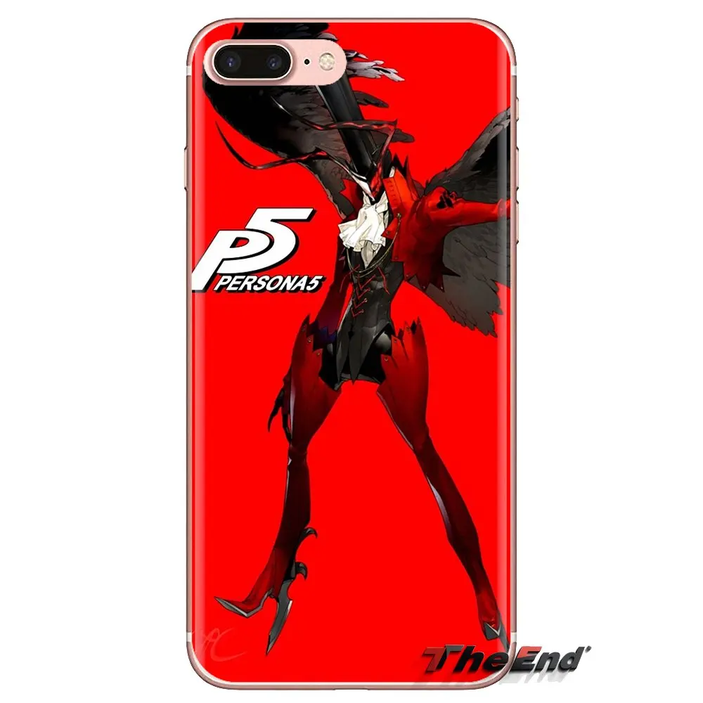 anime Persona 5 Soft Transparent Cases Covers For iPod Touch Apple iPhone 4 4S 5S SE 5C 6 6S 7 8 X XR XS Plus MAX |