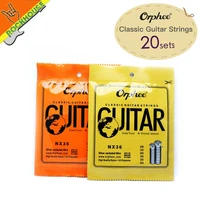 20pcs orphee classic guitar string nylon polyester strings normal hard tension vacuum packing free shipping