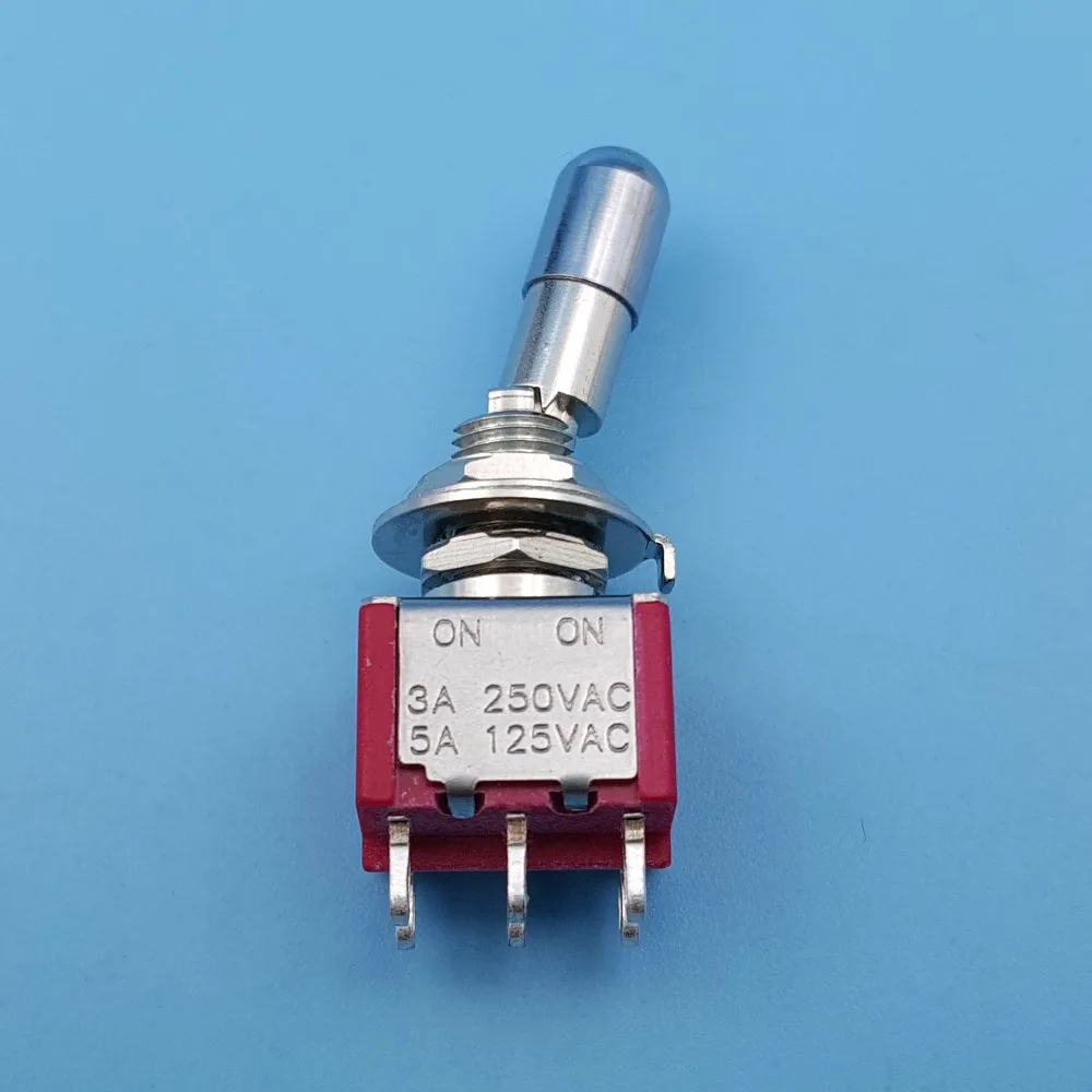 SH T8011 LKB фиксирующий рычаг 6Pin поддерживается вкл 2 положения DPDT мини