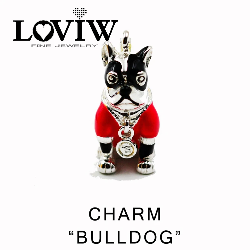 Подвеска в виде французского бульдога подвеска для вечерние женском стиле