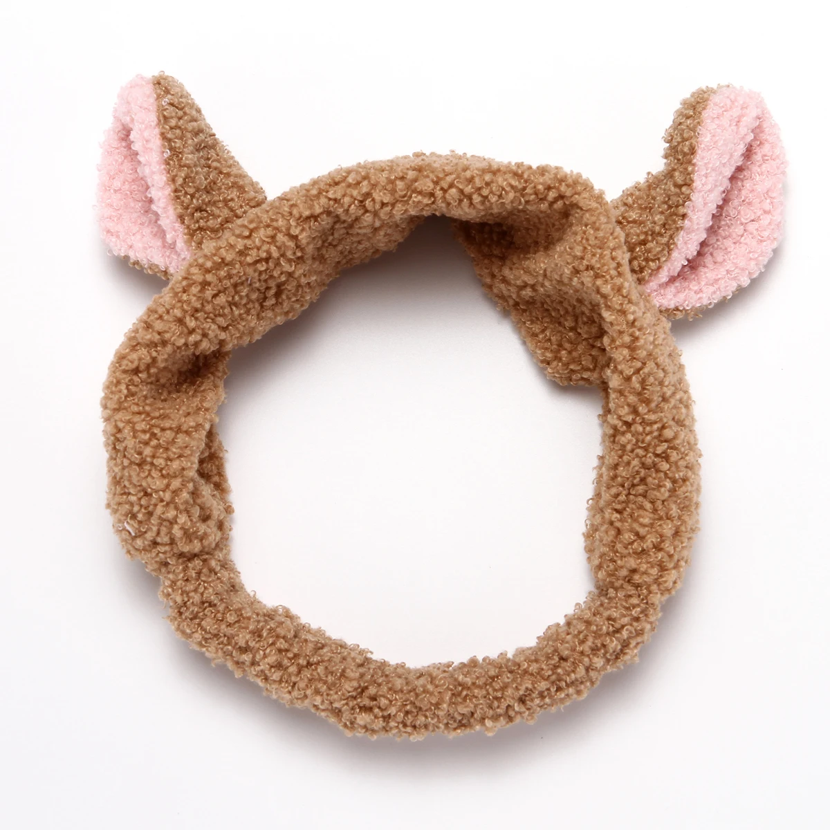 

Korean Warm Woolen Bear Ears Headband Cute Cat Ears Hairbands for Girl Fashion Women Wool Hair Bands Hair Accessories