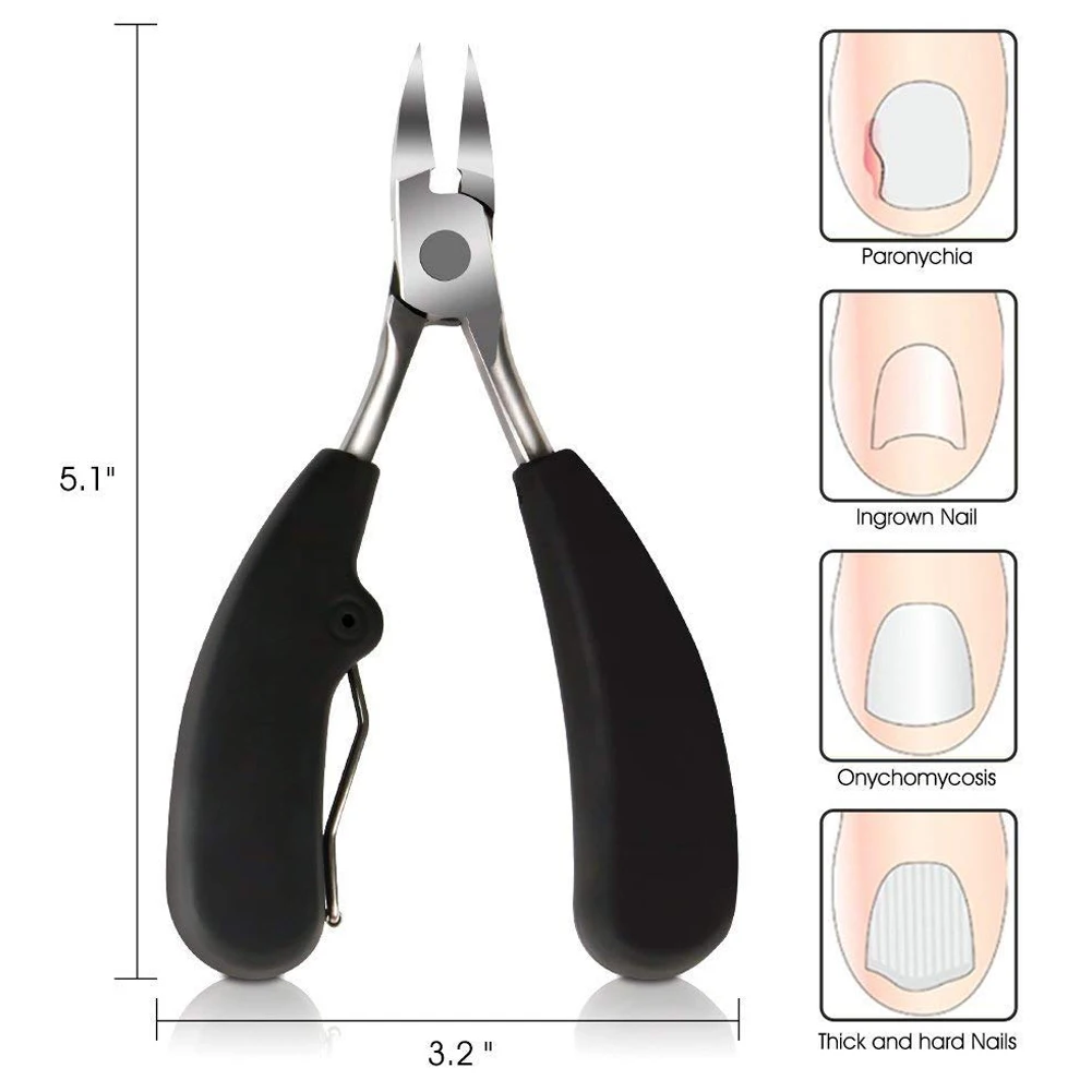 Набор прецизионных ножниц для ногтей пилочка и подъемник вросших толстых