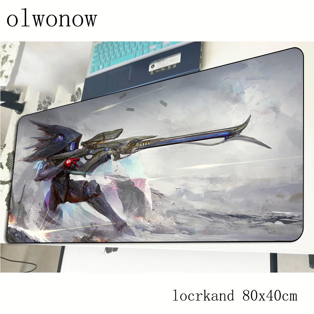Warframe коврик для мыши 80x40 см самый дешевый коврики для мыши лучшие игровой коврик для игровой мыши HD Принт Большой коврики для мыши Клавиатура ПК накладка