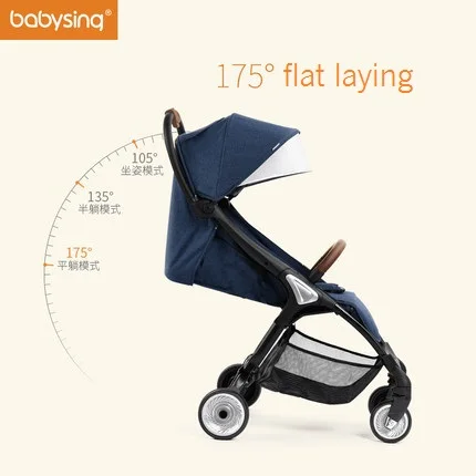 Babysing складной светильник вес легкая коляска с зонтиком, детская коляска, коляска, коляска