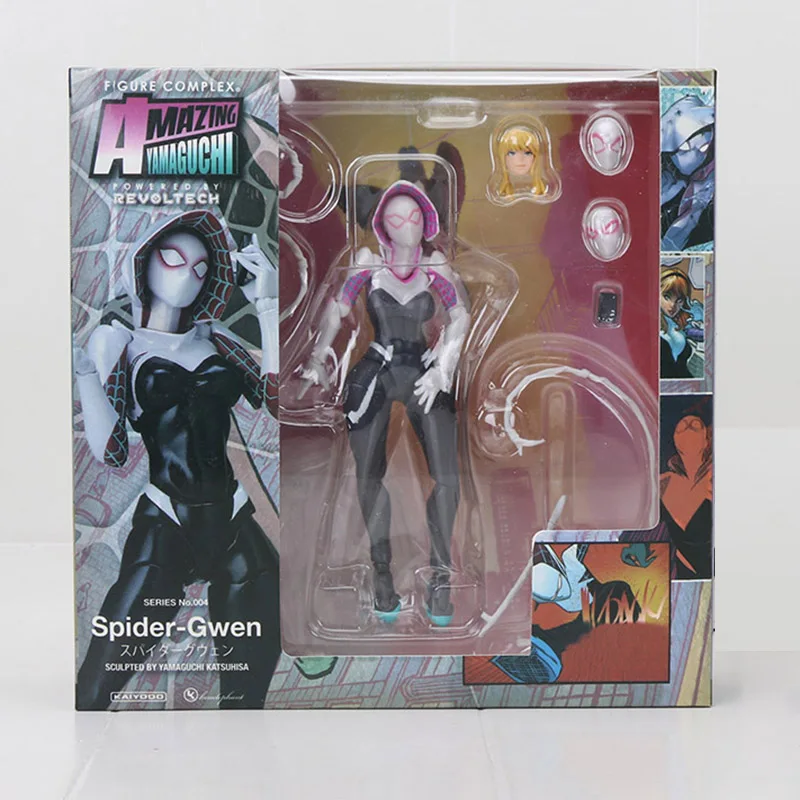 14-16 см игрушки Marvel Revoltech серия Мстители эндгейм супергерой Дэдпул Человек-паук Веном Росомаха Карнаж Figma модель куклы