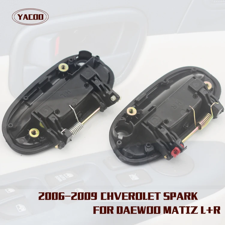 1 пара передняя внешняя дверная ручка для CHEVRLOET SPARK DAEWOO MATIZ OEM: 96601472 96601473 |