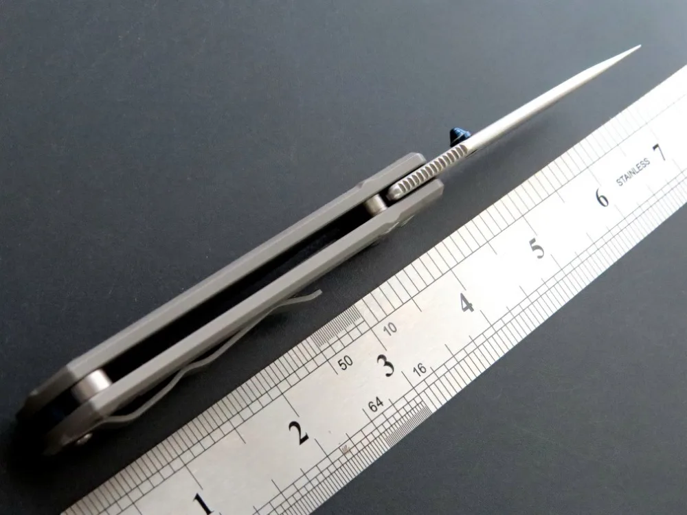Складной нож Sebenza ручной инструмент из стали D2 с титановой ручкой для