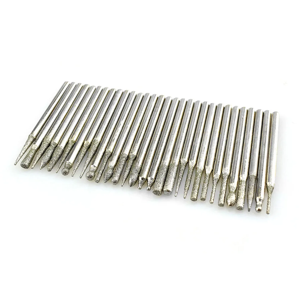Алмазная фреза для полировки ногтей 30 шт.|drill glass|bit drilldrill bit for metal |