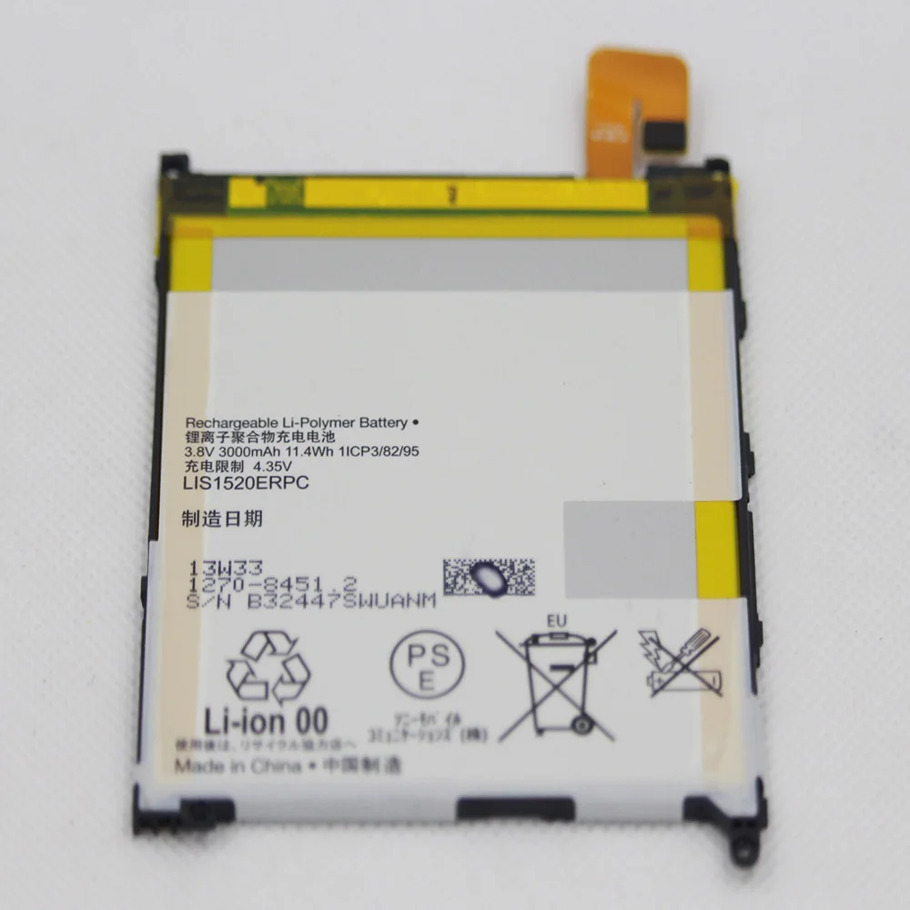 5 шт./лот 3000 мАч LIS1520ERPC Аккумулятор для SONY XL39h Xperia Z Ultra C6802 Togari L4 ZU C6833 Оригинальная