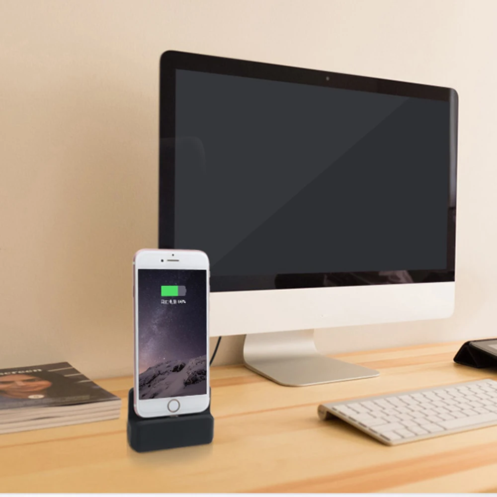 YIESOM USB C микро Магнитная зарядная док-станция настольное магнитное зарядное устройство USB синхронизация данных подставка для iPhone X XR XS Max 8 7 6S Plus