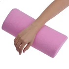 1 шт. профессиональная моющаяся розовая мягкая подушка для рук, подушка для ногтевого дизайна, Маникюрный уход, салонный инструмент с половинной стойкой