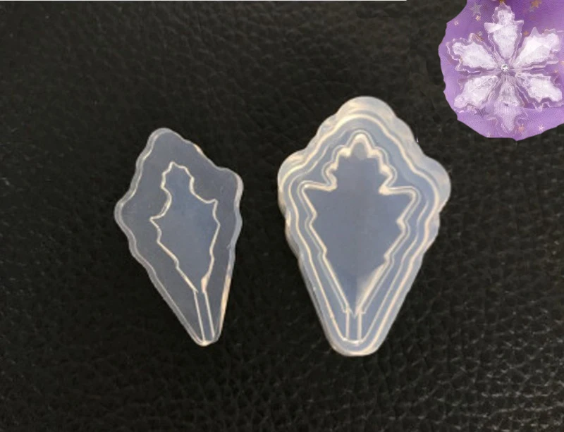 Полые полукруглые прозрачные формы в форме звезд для декоративных поделок