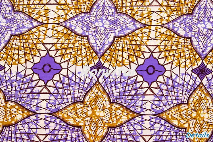 Guaranteed quality! African batik cotton fabric print wholesale Free shipping 6yards/lot Item no.Y164 | Дом и сад