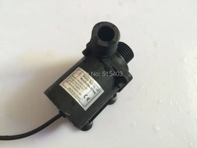 2 шт./лот микро безщеточный насос постоянного тока 24 В максимальной подъемной высотой 5 м, потоком 1100 л/ч при температуре 100 °C, низким уровнем шума для водонагревателя, прессования водопроводных труб и матрасов.