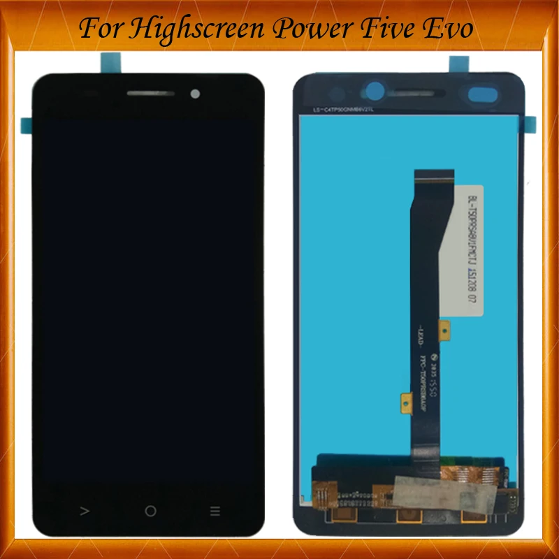 Высококачественный ЖК дисплей Power Five EVO экран с сенсорной панелью дигитайзер