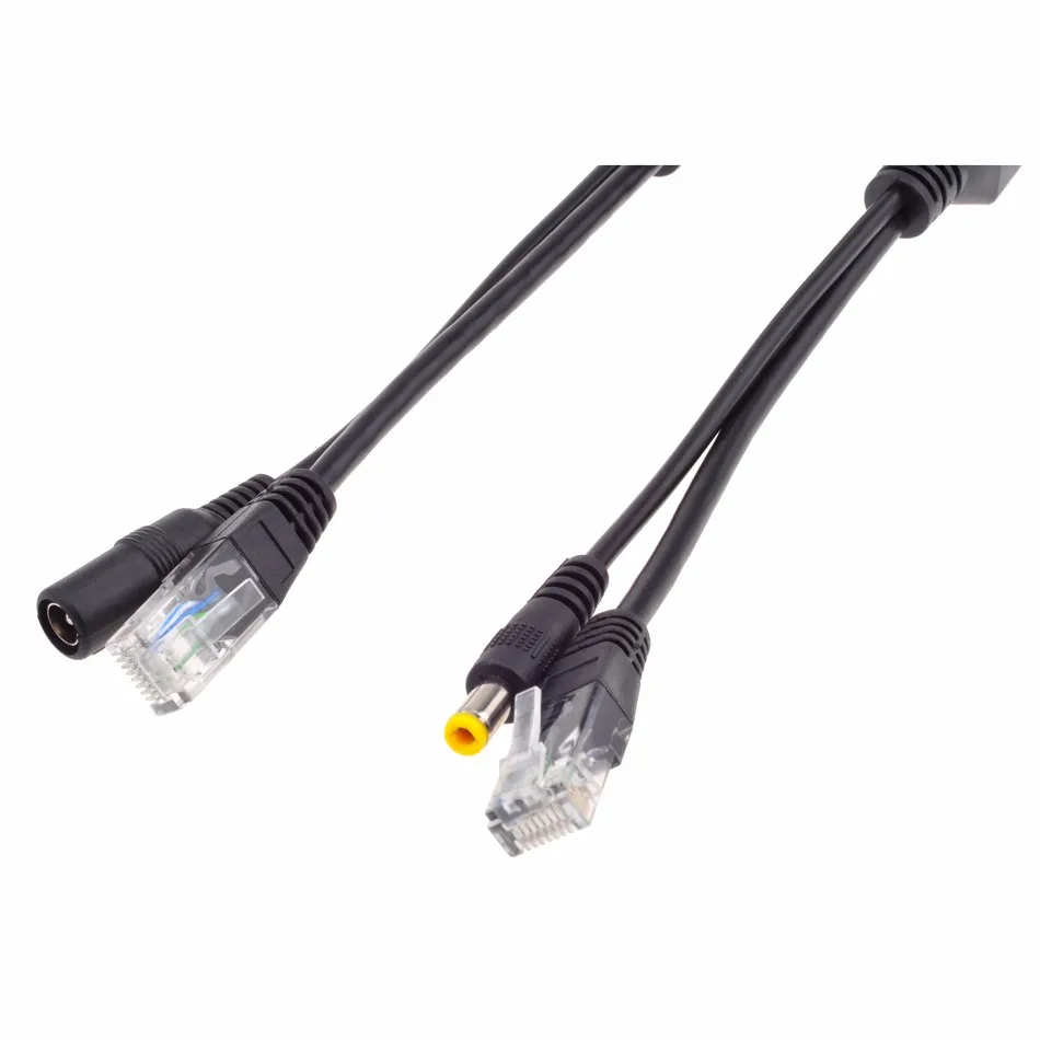PoE пассивный кабельный разветвитель Power Over Ethernet и инжекторный Кабельный комплект