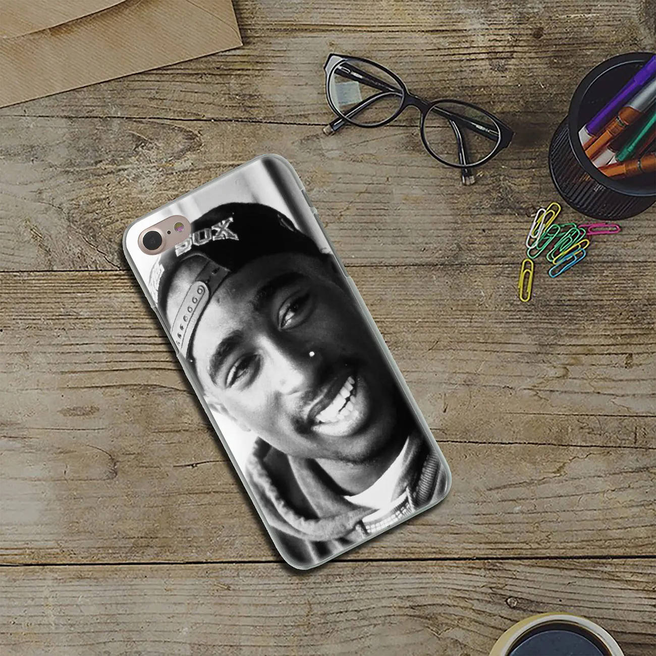 Твердый чехол для телефона Lavaza singer 2pac tupac Crown 2 pac Rap iPhone XR X XS 11 Pro Max 10 7 8 6S 5 5S SE 4S 4 |