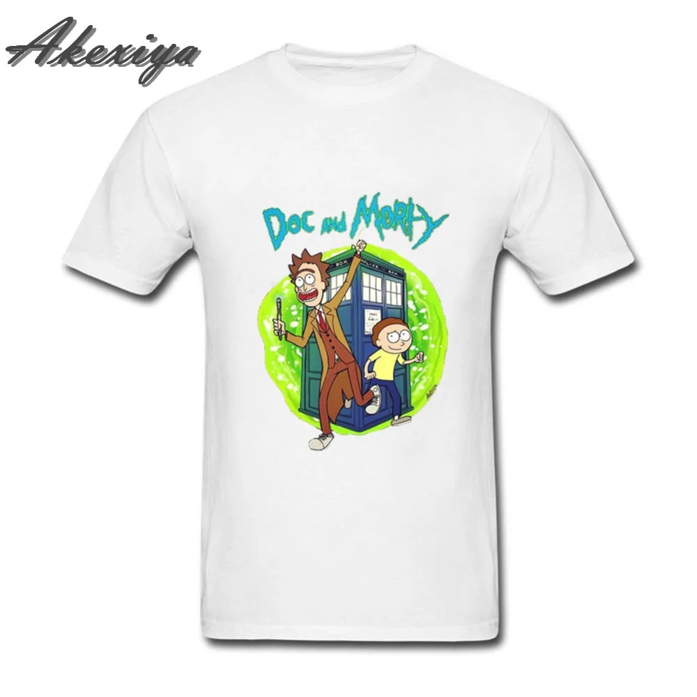 2019 Men's Fashion Summer Ricky And Morty T-Shirt Men Casual Tops Funny Cotton Printed Hipster Style Cool Tees Short sleeve | Мужская