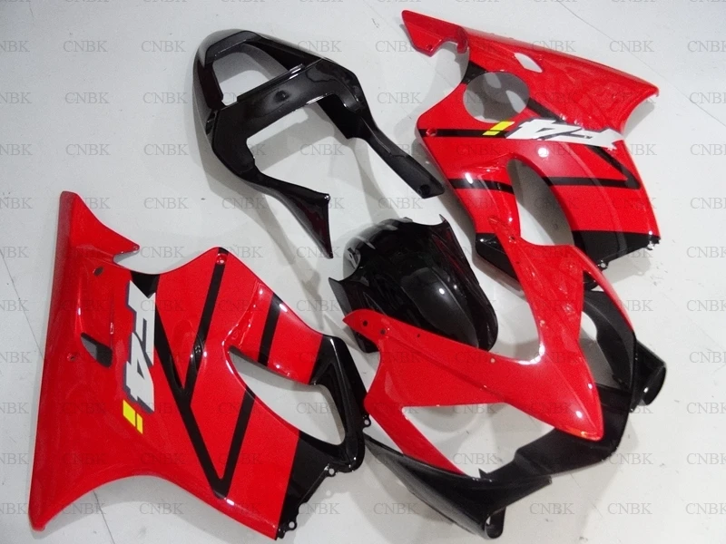 for CBR600F4i 2001 - 2003 Fairings CBR600 F4i 03 Red Black Full Body Kits CBR 600 2002 Unpainted | Автомобили и мотоциклы