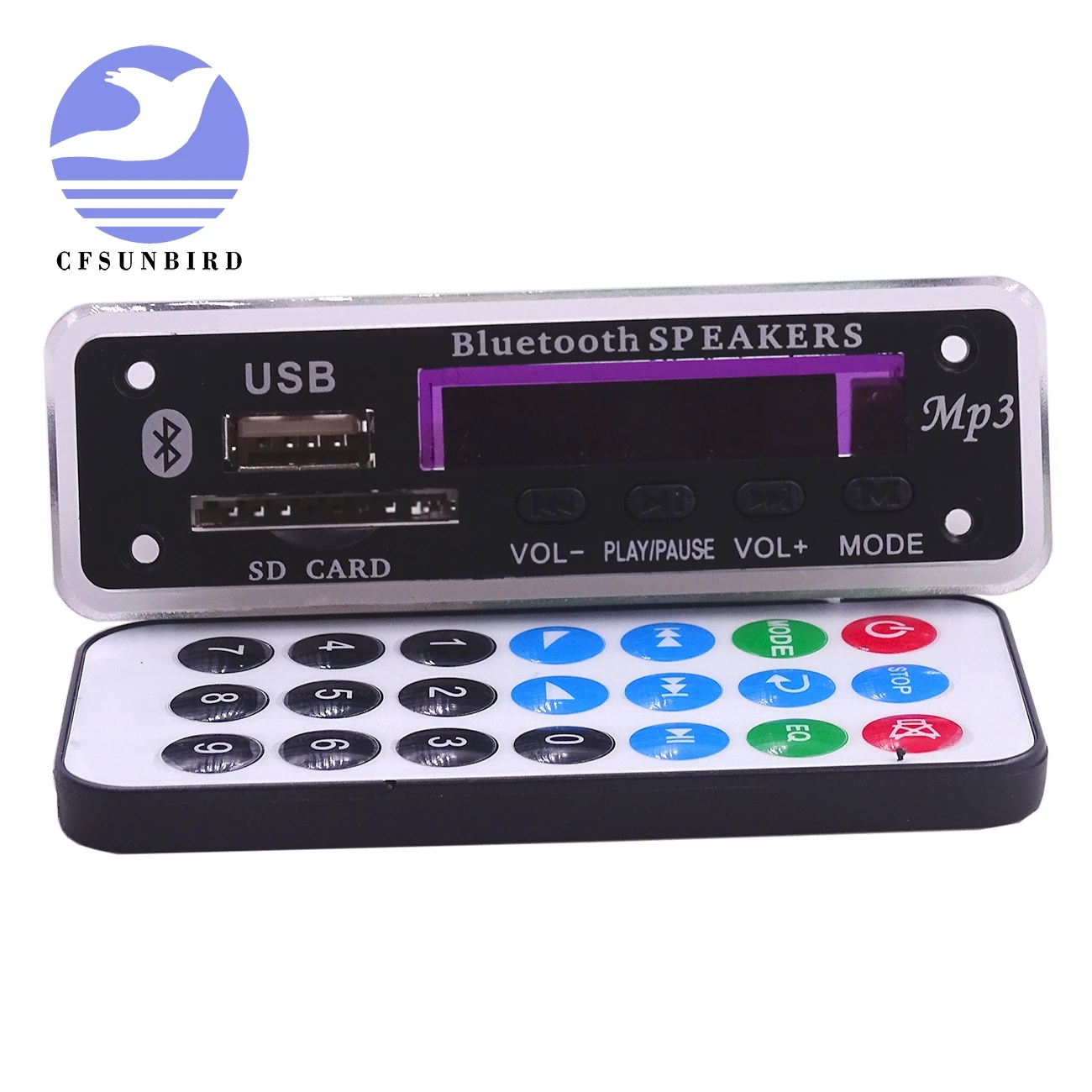 CFsunbird 5 компл./лот Bluetooth MP3 модуль декодирования с слотом для SD карты/USB/FM/Удаленный
