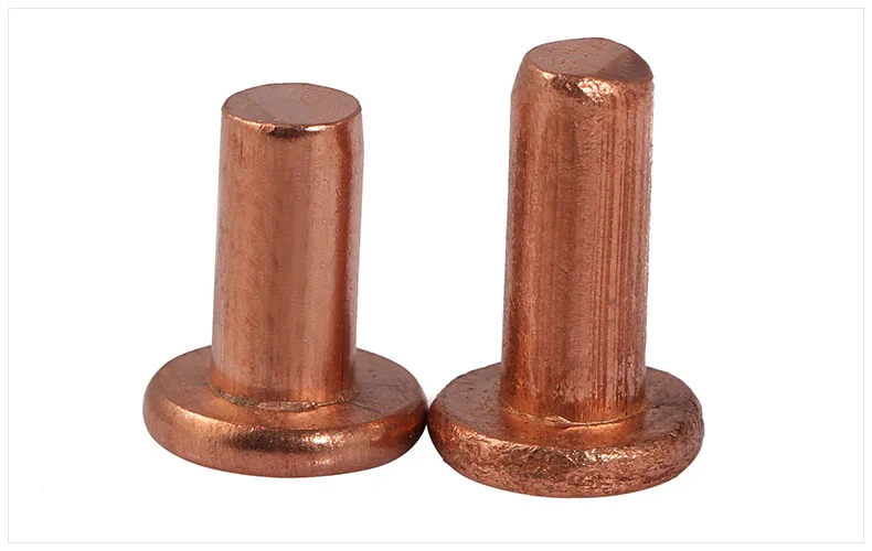 Бесплатная доставка 30 шт. M5x45mm M5x50mm длина плоская головка медные заклёпки