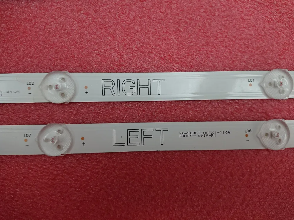 3 комплекта = 24 шт. светодиодная подсветка для LG TV 49UJ630V 49LJ5500 NC490DUE AAFX1 41CA GAN01 1294A