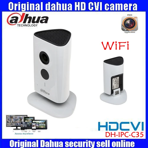 Новые Dahua 3mp wi fi IP Камера DH IPC C35 HD 1080 P безопасности Поддержка SD карт до 128 ГБ