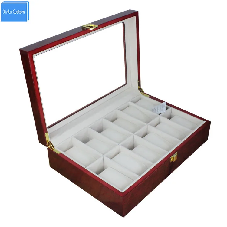 Classical Fashion Watch Organizers for Europe Brand Watches Box Wood Window Storage Display Case Reliable China Supplier | Наручные часы