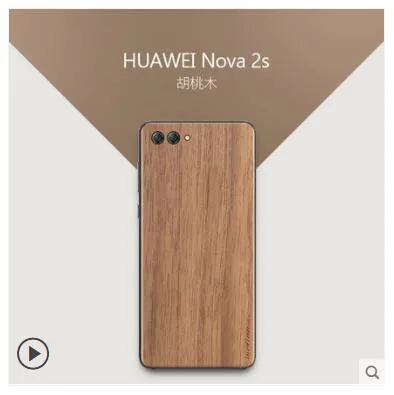 Высококачественный деревянный чехол для телефона huawei nova 2s натуральный Тонкий с