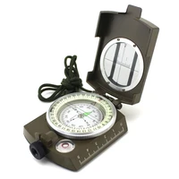 new professional outdoor american multifunctional geography compass with fluorescent display outdoors hiking