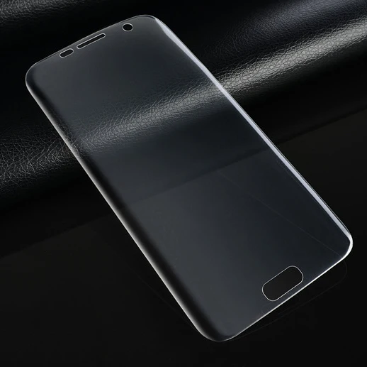Qoowa HD Прозрачная 3D изогнутая мягкая ПЭТ пленка для Samsung Galaxy S6 Edge Plus S7 S8 plu полная