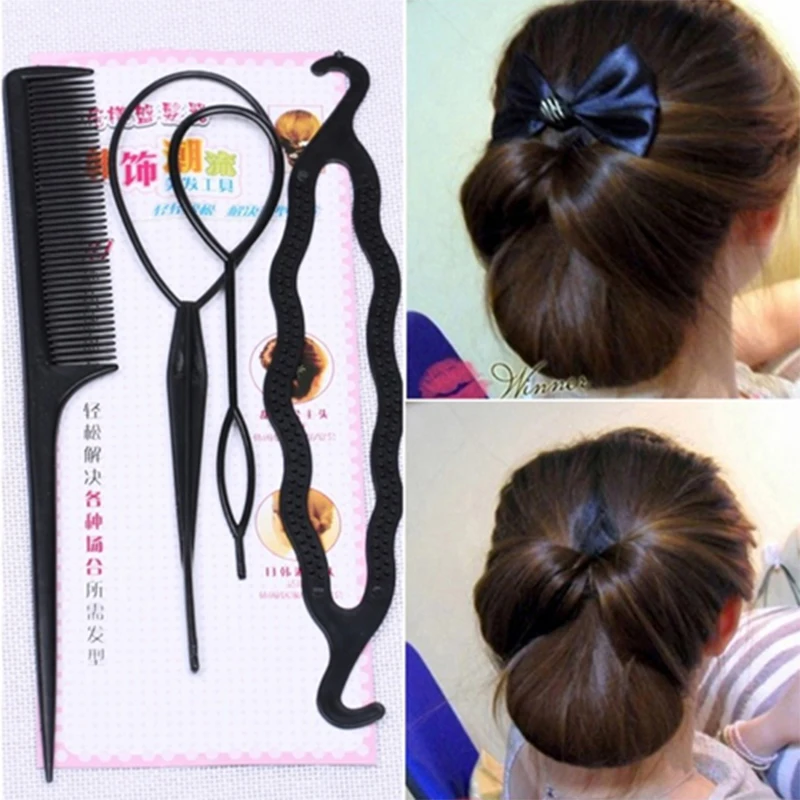 Четыре-комплект из двух предметов в Корейском стиле Hairband Мода Diy Пластик смолы плиты волос инструмент для Для женщин Девушка творческая волос Стиль украшения
