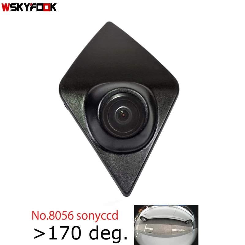 Appr. 180deg CCD HD камера с логотипом для автомобиля с ночным видением спереди для Renault Koleos KADJAR от 2013 до Передняя Фирменная камера с логотипом - Название цвета: 8156sonyccd fisheye