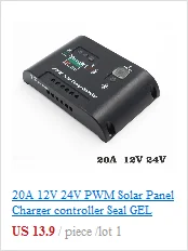 Контроллер солнечного зарядного устройства 3A 10A 12V 24V 3,7 V 7,4 V 11,1 V литий-ионный аккумулятор 18650 LiFePO4 регуляторы зарядного устройства