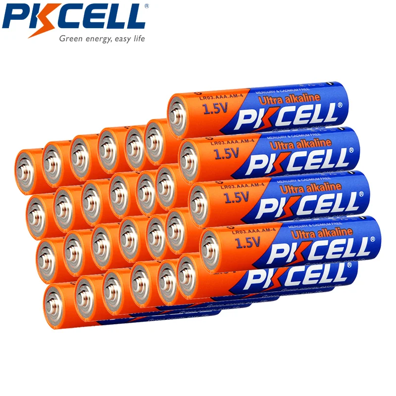 Электронный термометр 60 шт. супер щелочные сухие батареи PKCELL AAA LR03 1 5 в 140 мин. для