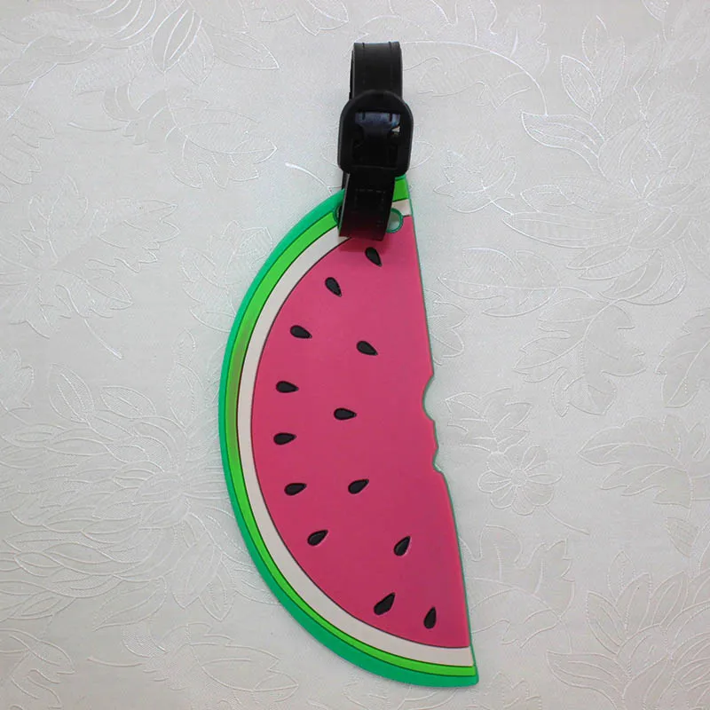 5 шт. силиконовые дорожные бирки для багажа мягкий чемодан с рисунком имя