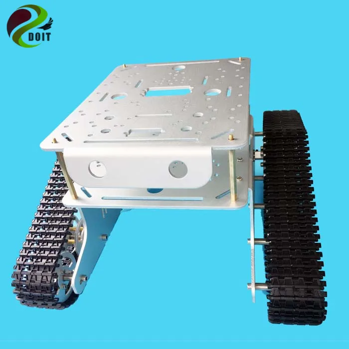 Двойной гусеничный Танк Модель шасси модель автомобиля для Arduino Wall-e робот