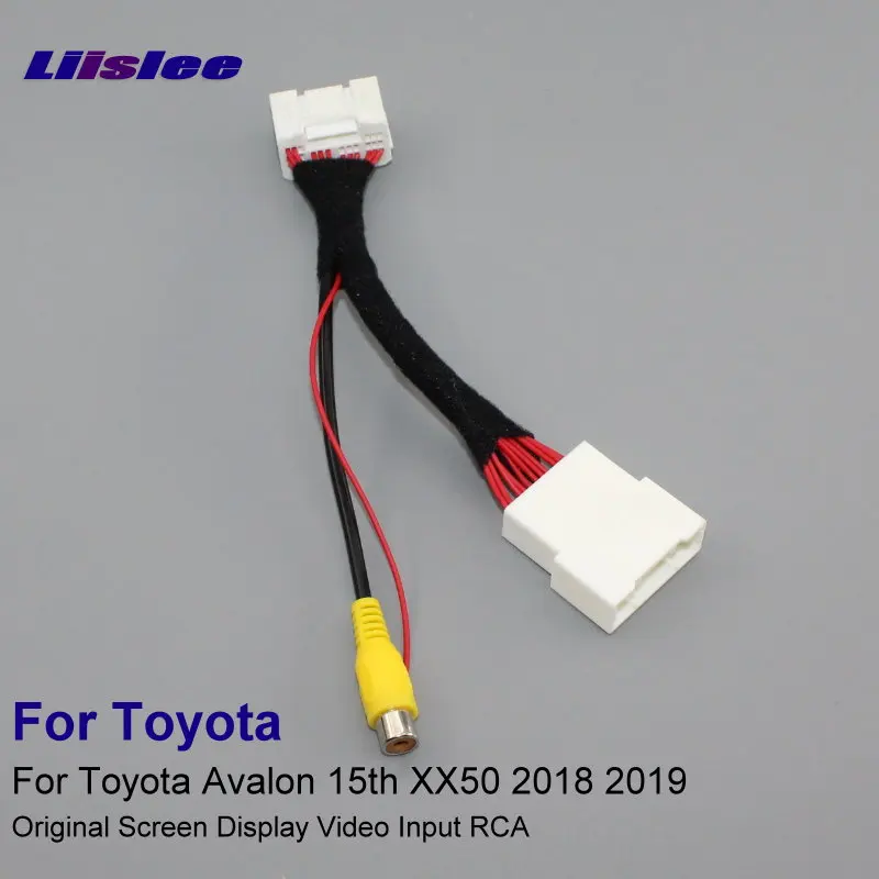 30 штифтов для Toyota Avalon 15th XX50 2018 2019 автомобильный RCA разъем адаптера провода кабель
