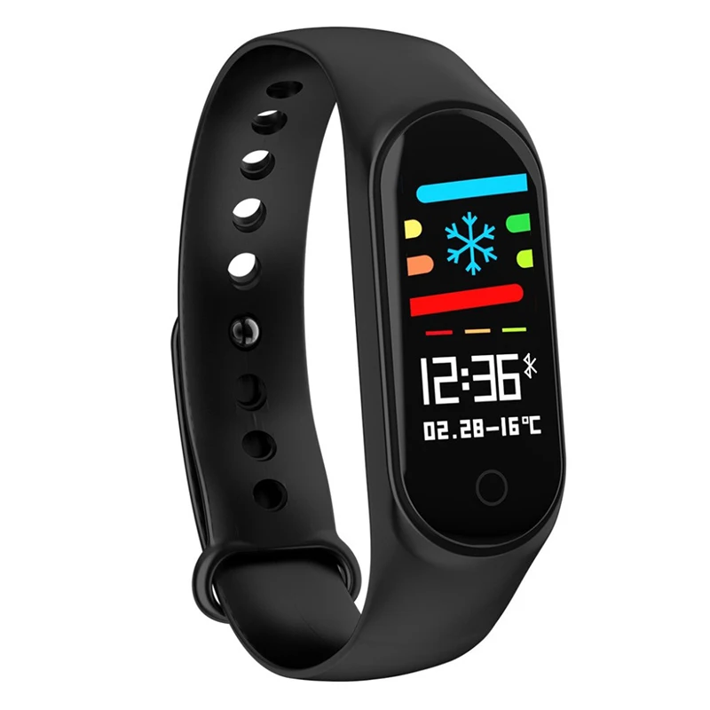 M4 Band Music Smart Watch Sports Bracelet Bluetooth 4.0 Waterproof 0.96" IPS Color Screen Soft TFU | Электроника