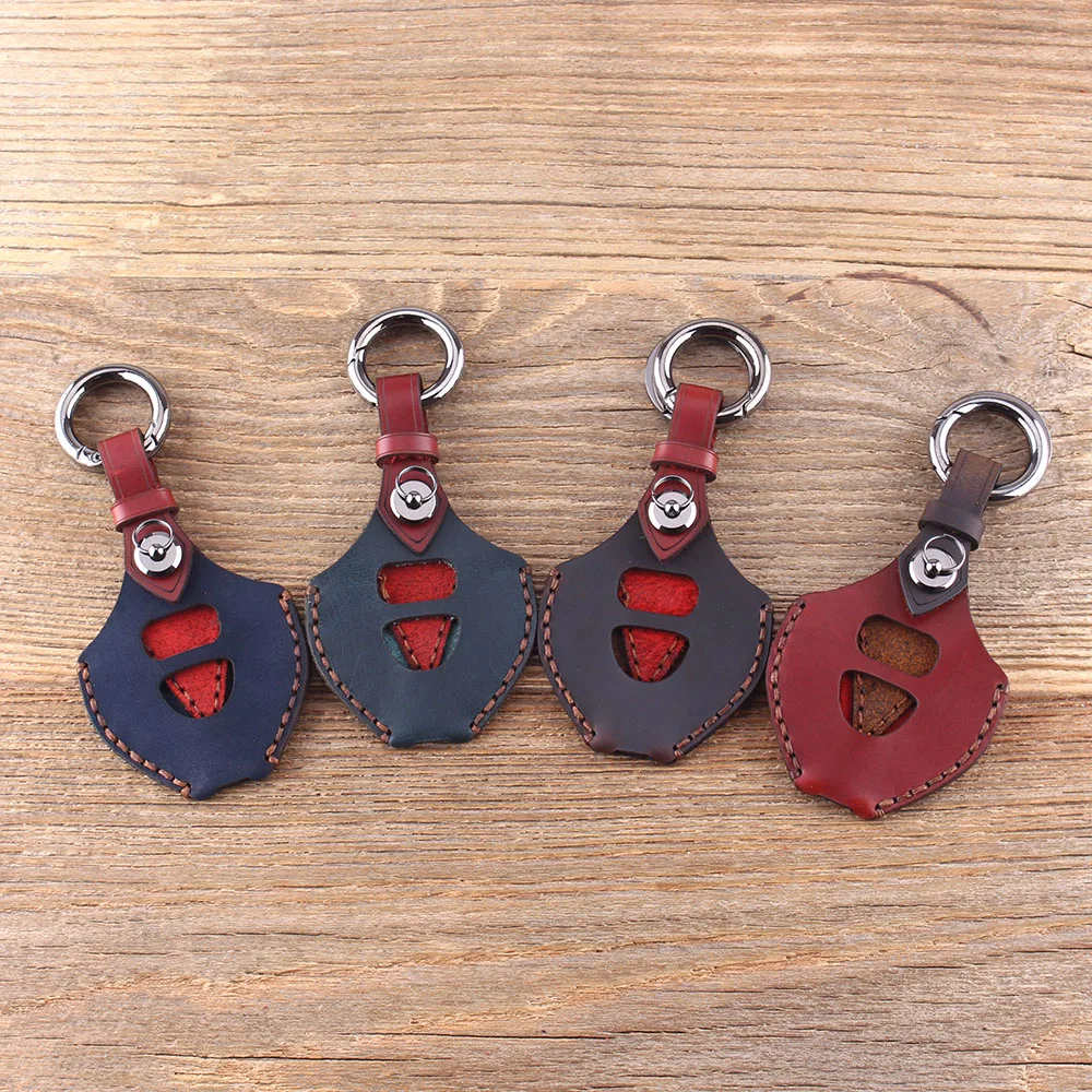KEYYOU 2 кнопки дистанционного Fob кожаный чехол для ключей автомобиля TOYOTA Rav4 Corolla Hilux