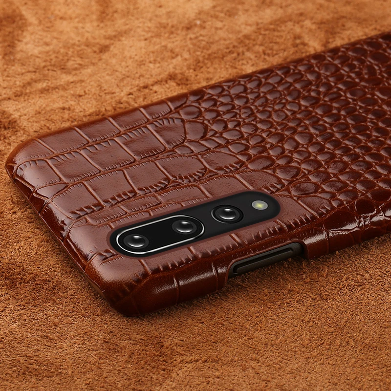 Чехол из натуральной кожи для телефона Huawei P20 Pro Mate 20 P30 Lite p smart 2019 роскошные задние