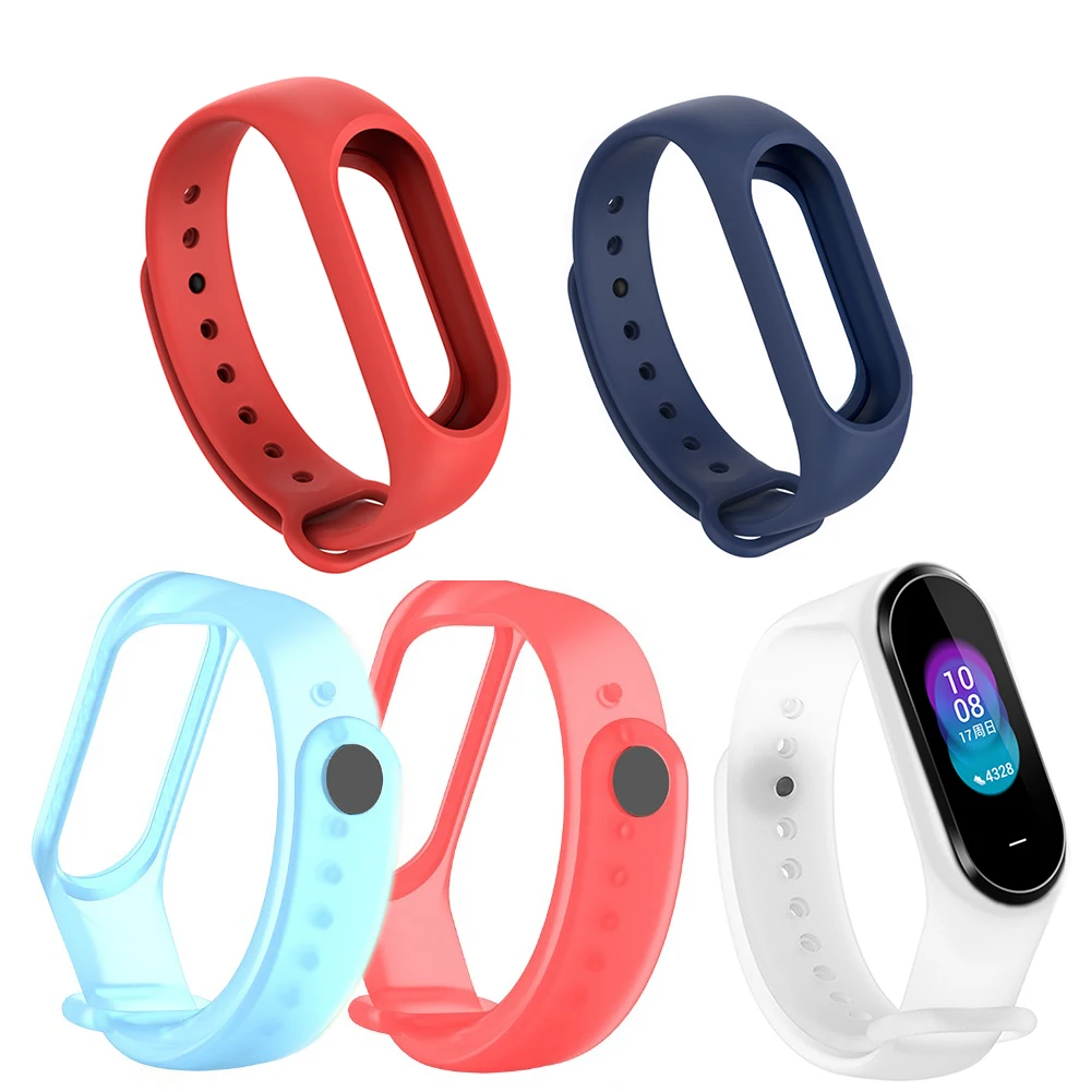 Прозрачный мягкий силиконовый ремешок для браслета Xiaomi Hey Plus + спортивных часов