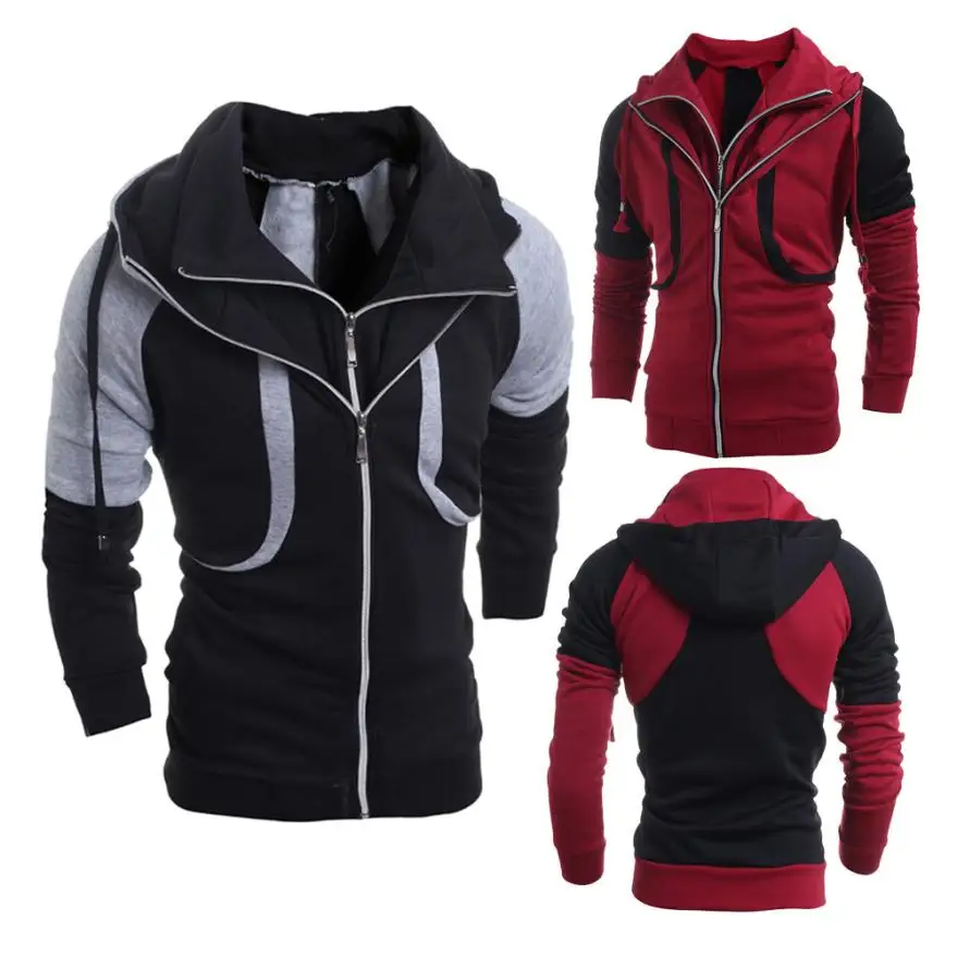 CHAMSGEND модная мужская Тонкая Дизайнерская куртка кардиган с отворотом 2018