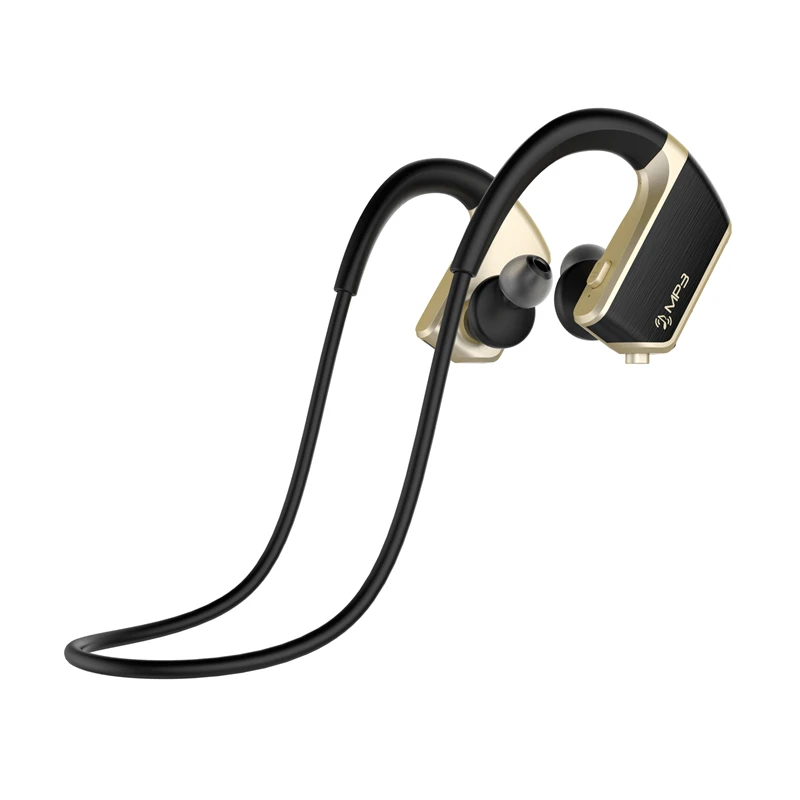 J2 IPX4 водонепроницаемый Mp3 музыкальный плеер 8 ГБ + беспроводные Bluetooth наушники